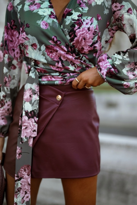 BLUZKA TULLA - GREEN BLUSH