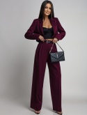 ELEGANCKI KOMPLET ZE ZDOBIENIEM BORDOWY