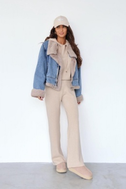 KURTKA JEANSOWA Z FUTERKIEM