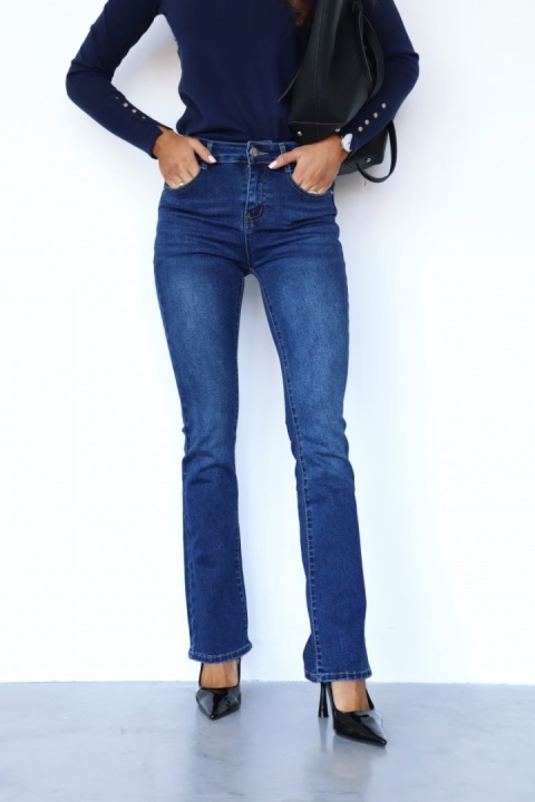 SPODNIE JEANSOWE DZWONY